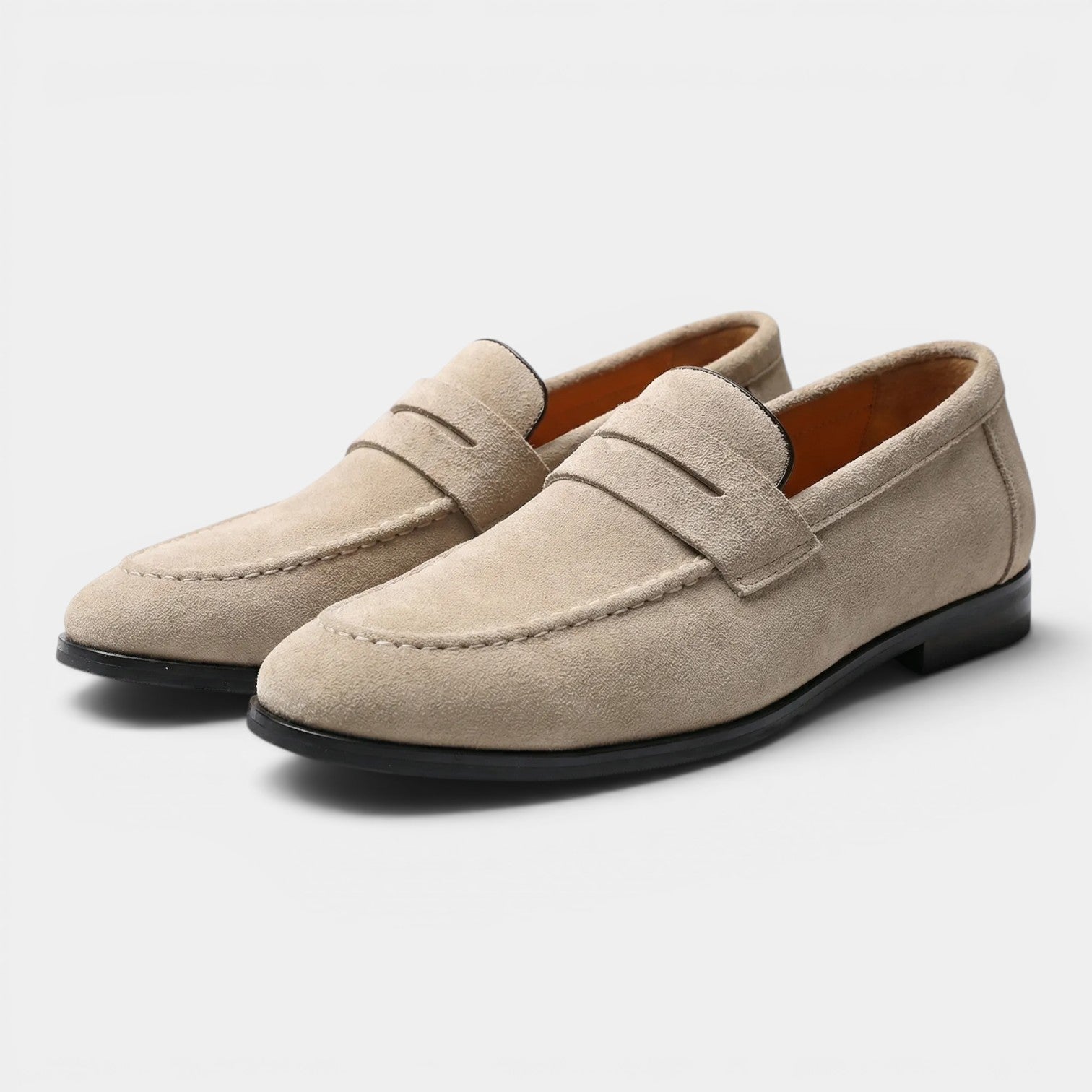 Men's Suede Loafers | Slip-On Comfortable Dress Casual Everyday Shoes