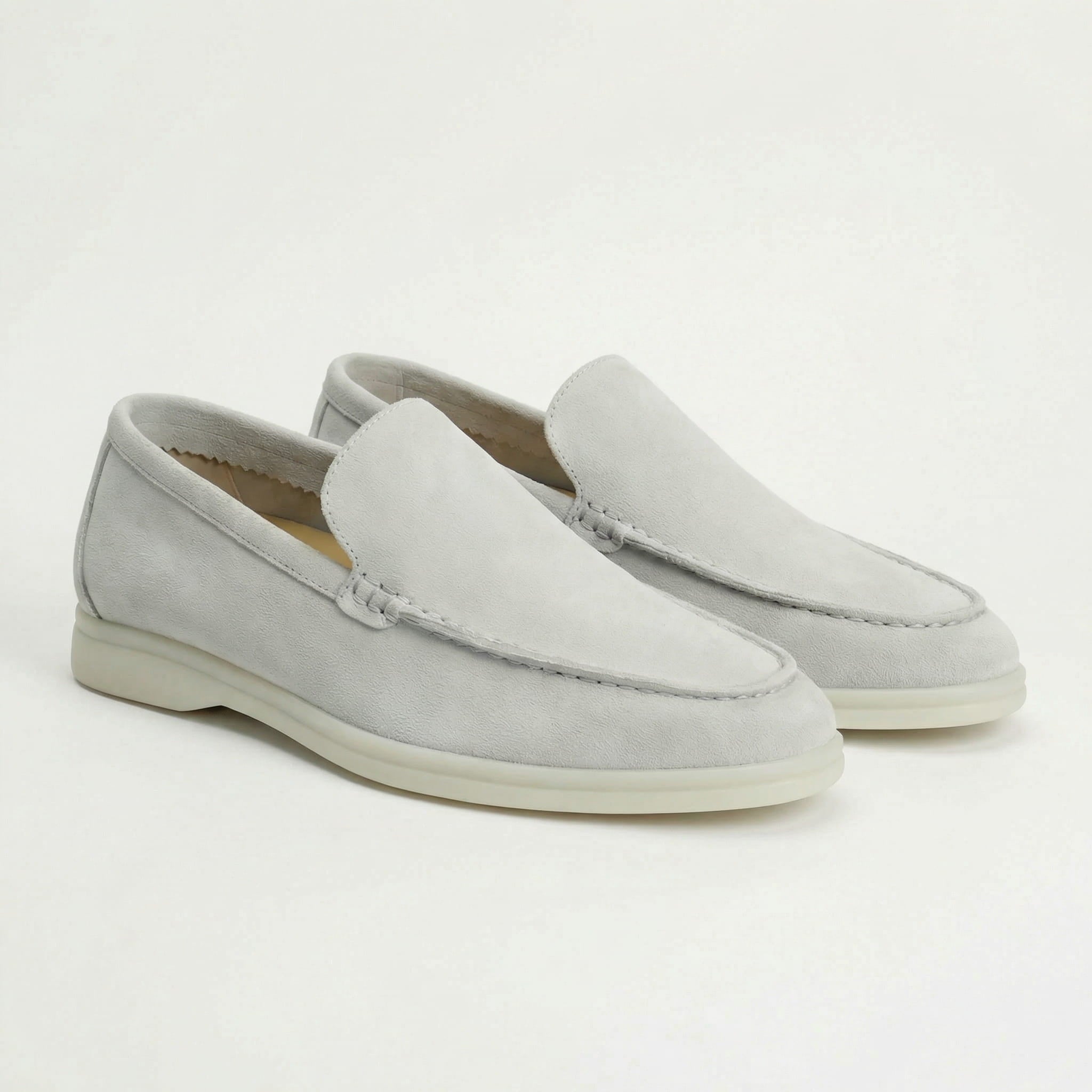 Men's Suede Slip-On Loafers | Comfortable Casual Everyday Flat Shoes
