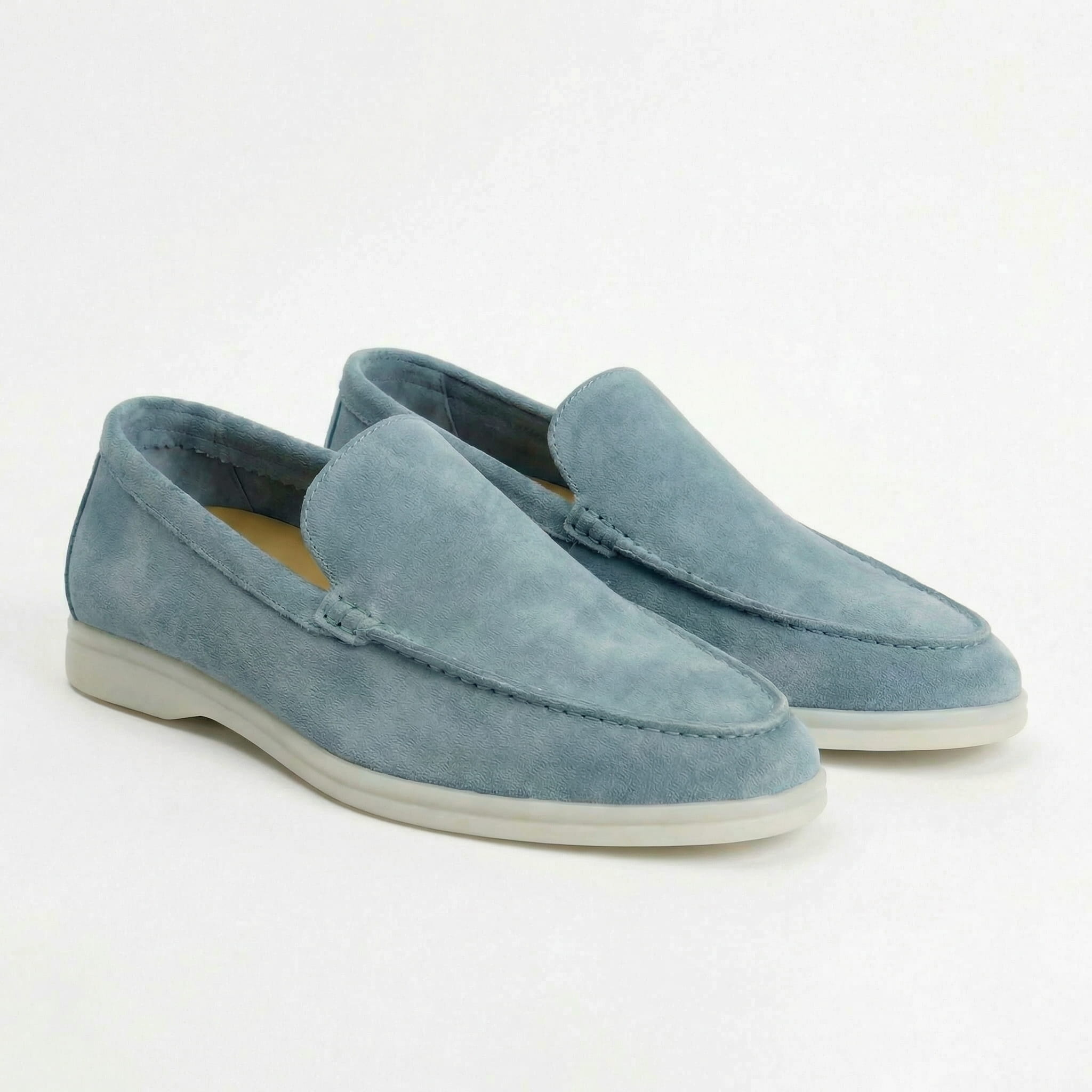 Men's Suede Slip-On Loafers | Comfortable Casual Everyday Flat Shoes
