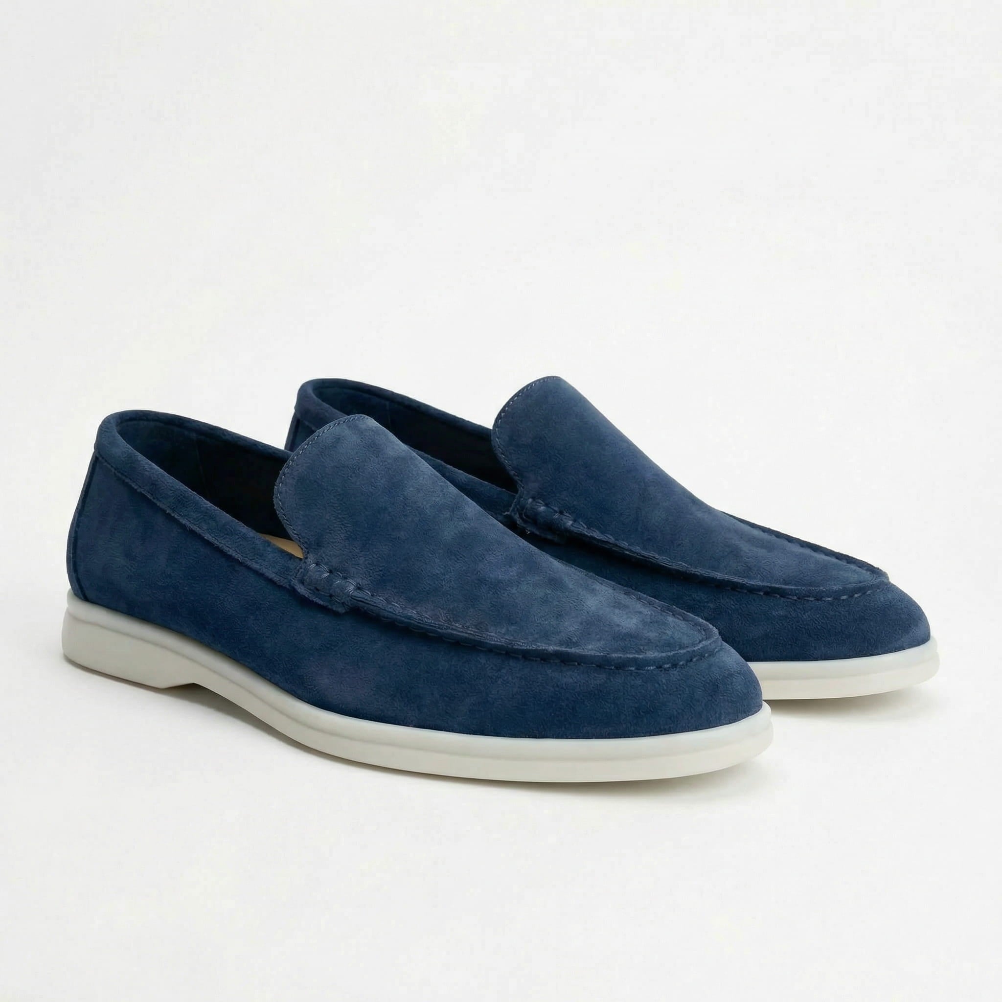 Men's Suede Slip-On Loafers | Comfortable Casual Everyday Flat Shoes
