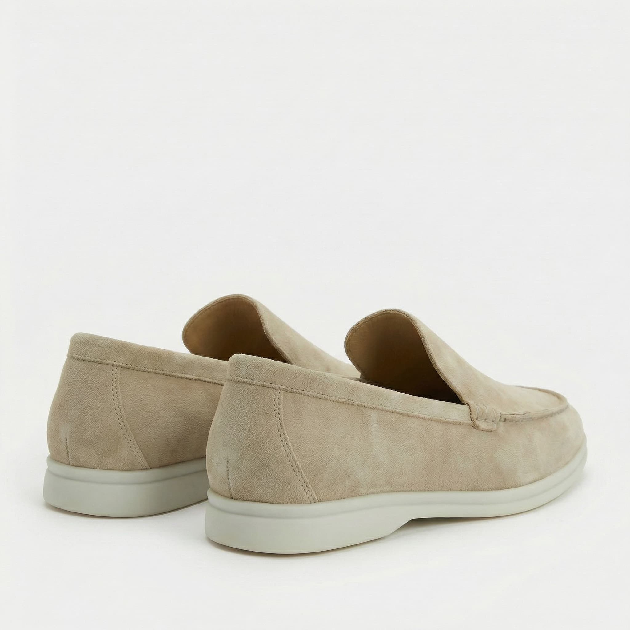 Men's Suede Slip-On Loafers | Comfortable Casual Everyday Flat Shoes