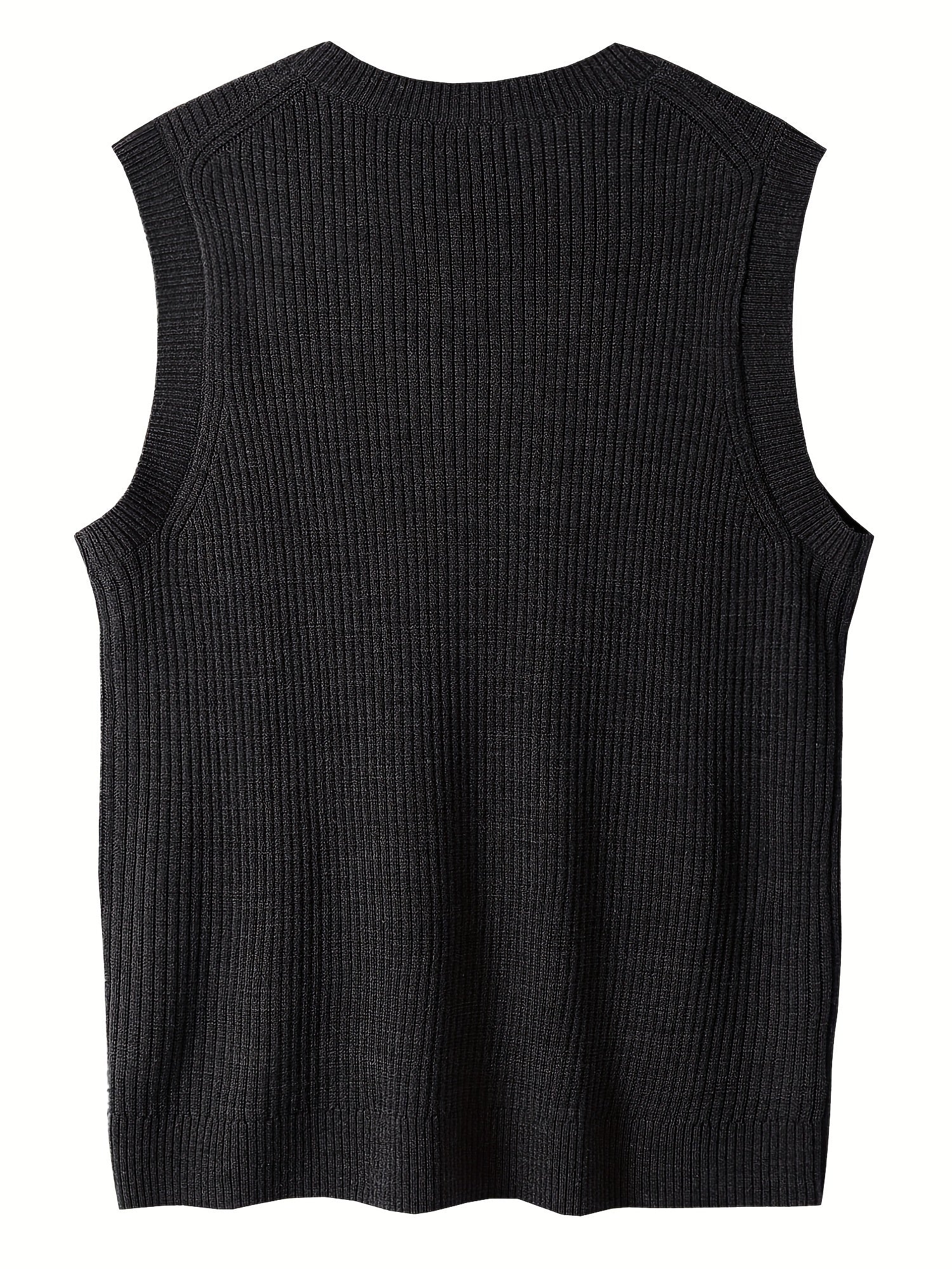 Men's V-Neck Sweater Vest - photo 2