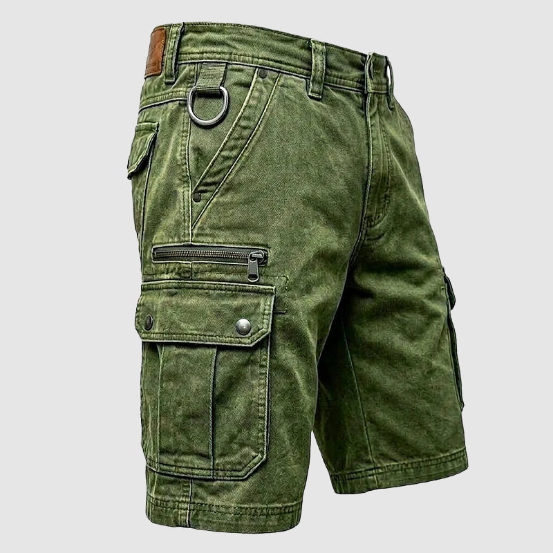 Men's vintage washed cargo shorts - lifestyle view