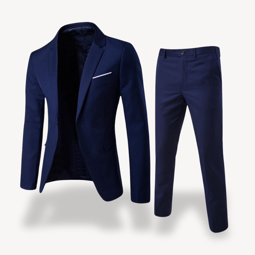 Men's formal suit navy