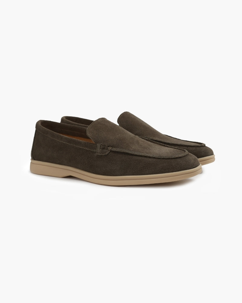 Men's Suede Loafers | Slip-On Dress Casual Shoes