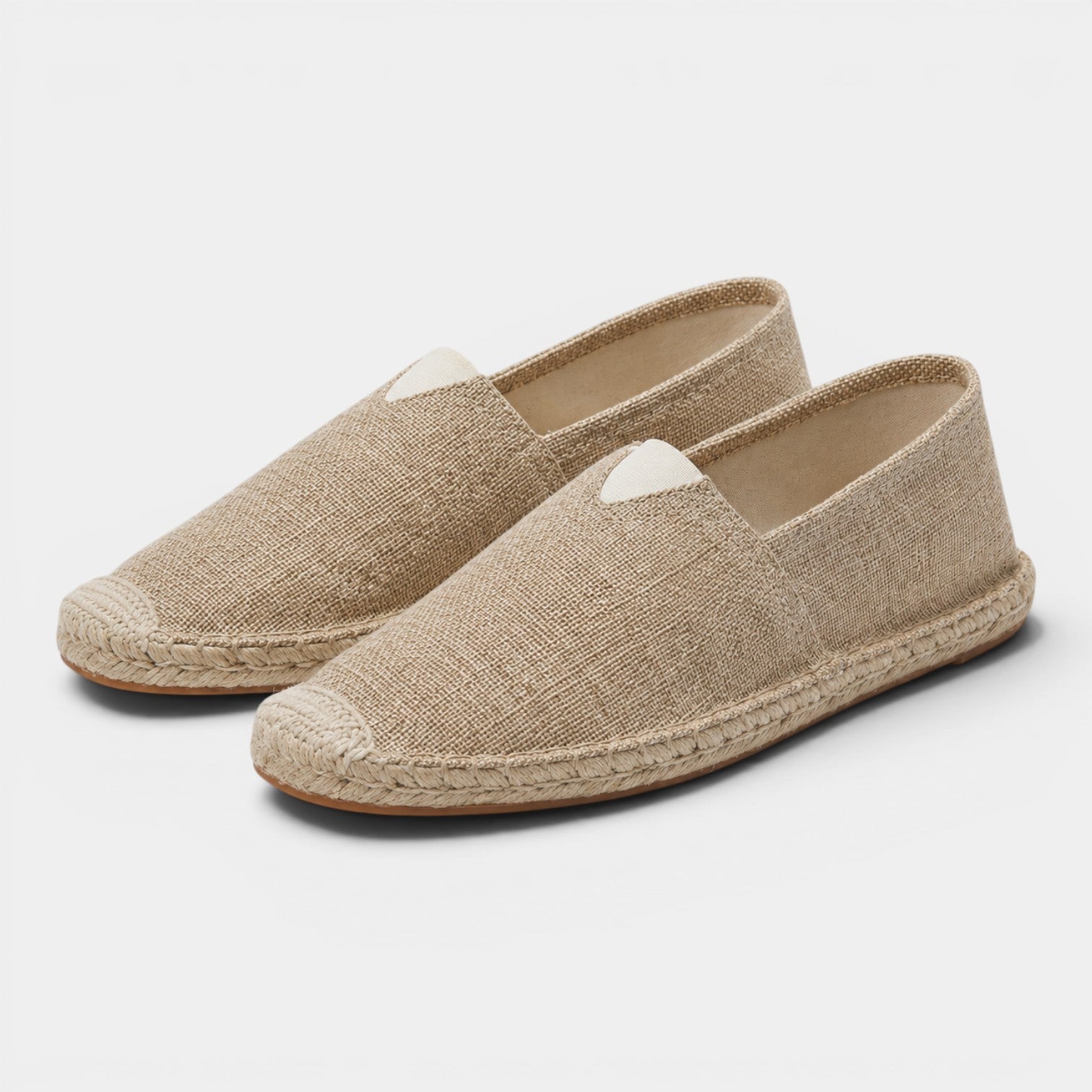 Men's Linen Espadrille Loafers | Lightweight Slip-On Casual Summer Shoes