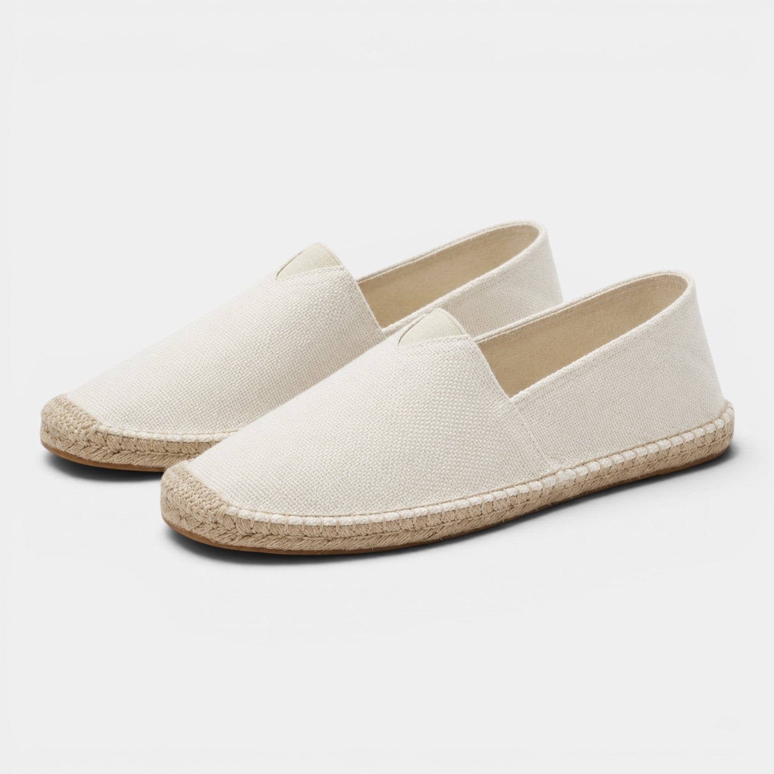 Men's Linen Espadrille Loafers | Lightweight Slip-On Casual Summer Shoes