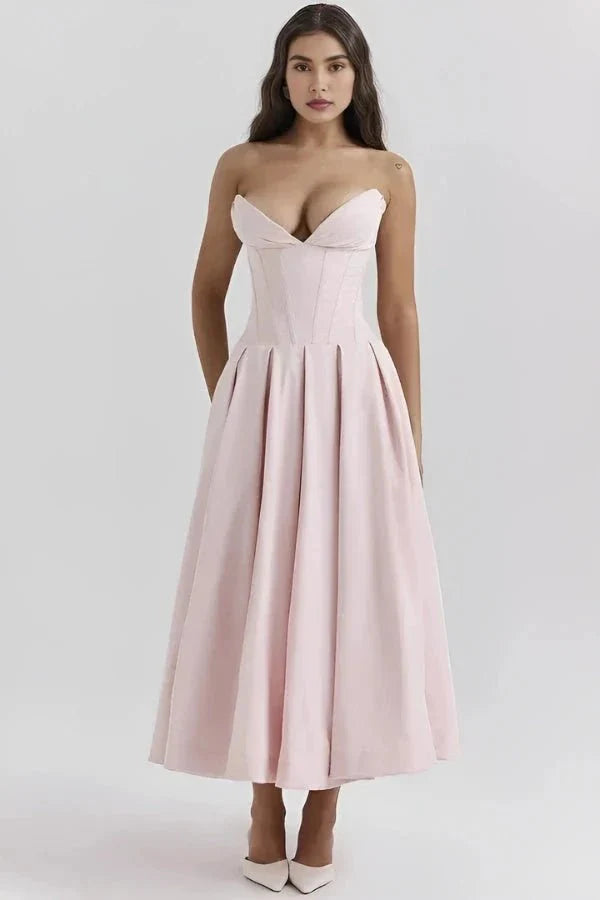 Women's Corset Bodice Ball Gown | Structured Formal Evening Dress