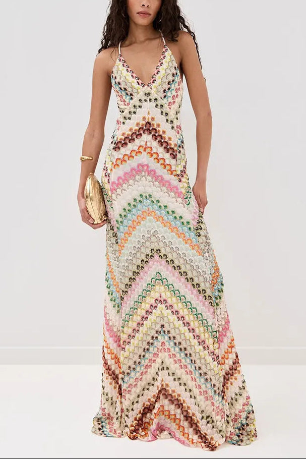 Women's Crochet Knit Mini Dress | Sleeveless Summer Beach Dress