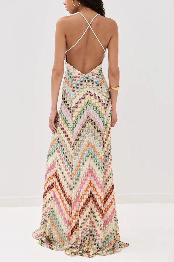 Women's Crochet Knit Mini Dress | Sleeveless Summer Beach Dress
