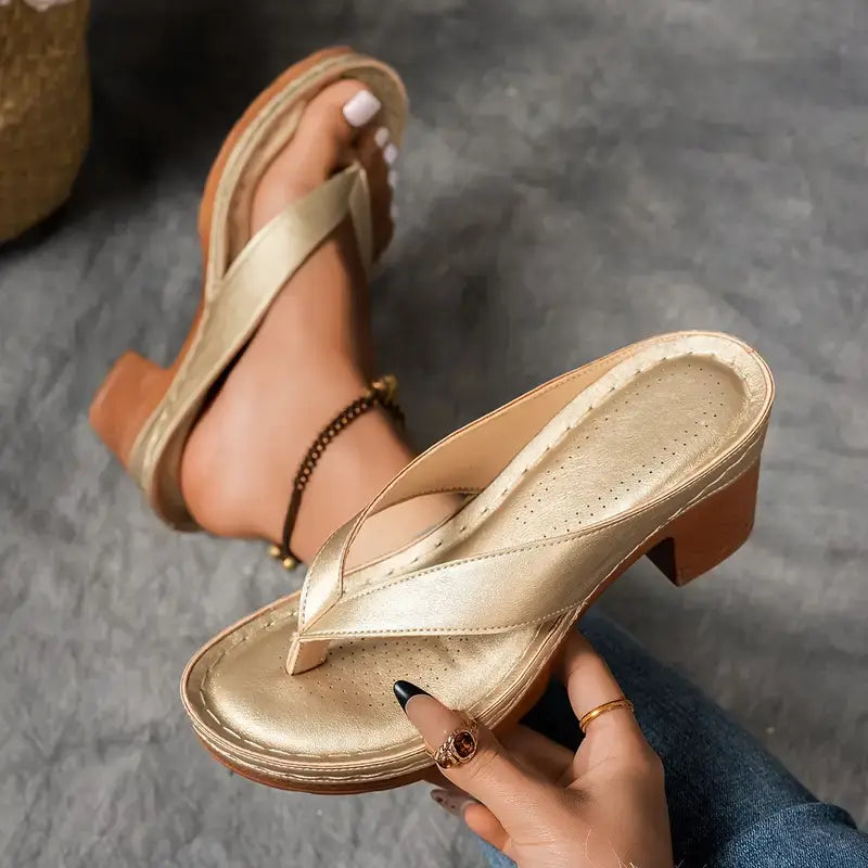 women's elegant comfort sandals - front view