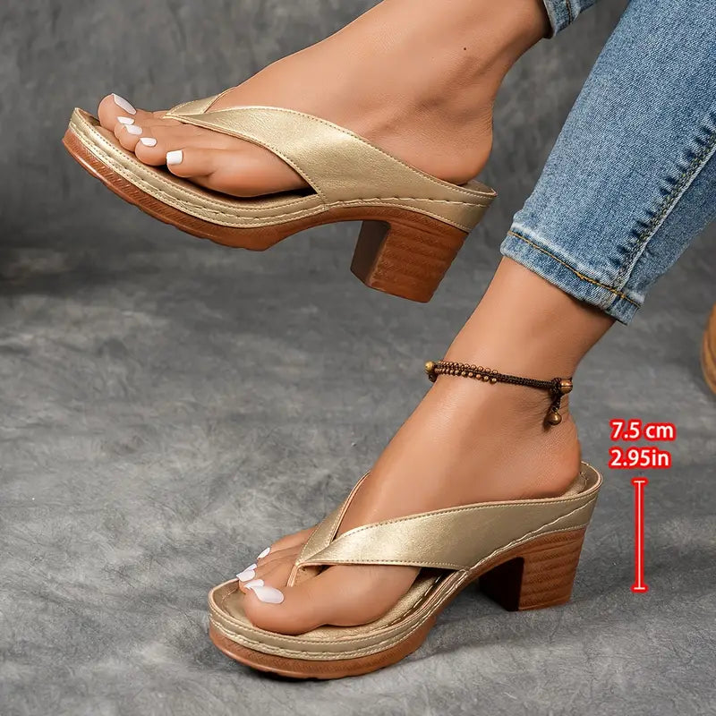 women's elegant comfort sandals - lifestyle view