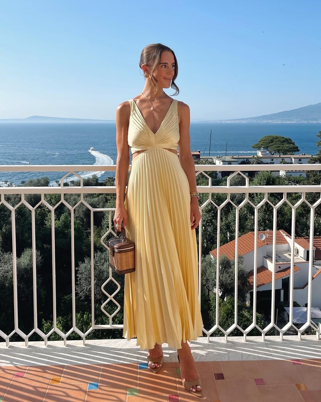 Women's Floral Print Ruched Maxi Dress | Sleeveless Summer Occasion Dress