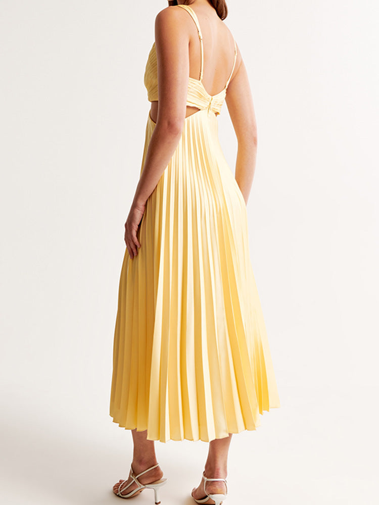 Women's Floral Print Ruched Maxi Dress | Sleeveless Summer Occasion Dress