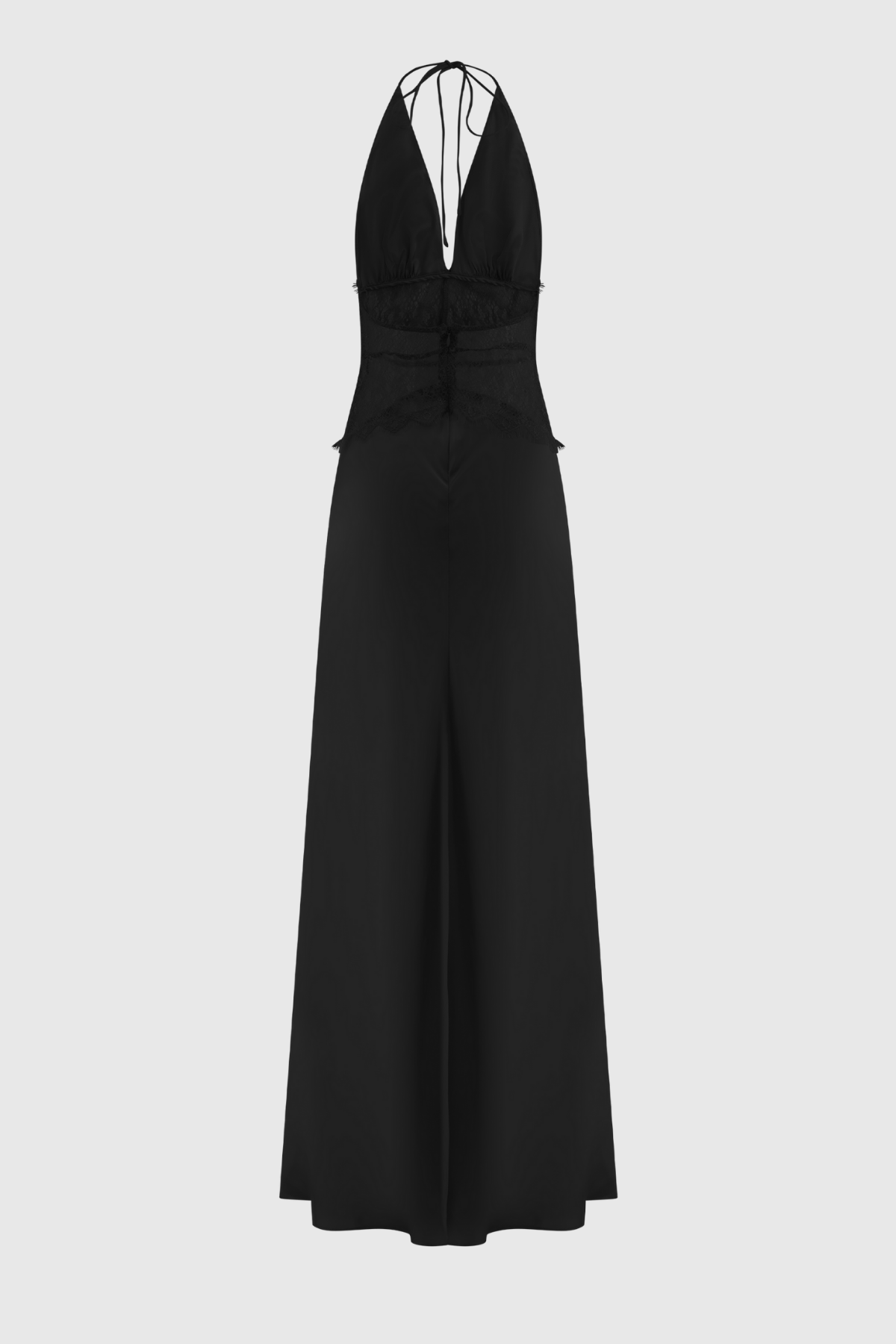 Women's Lace Trim Maxi Dress | Sleeveless Elegant Evening Gown