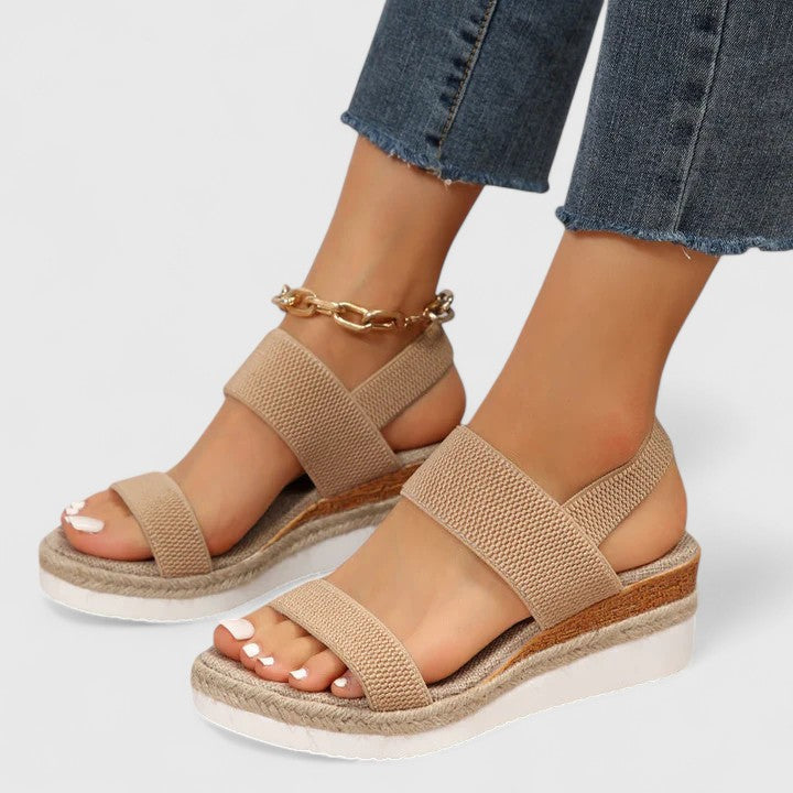 Women's Open Toe Block Heel Sandals | Ankle Strap Casual Sandals