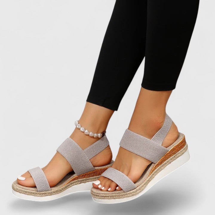 Women's Open Toe Block Heel Sandals | Ankle Strap Casual Sandals