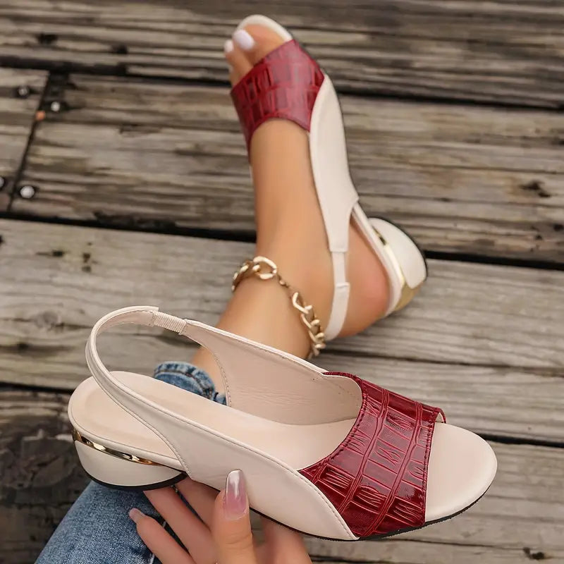 women's orthopaedic elegant strap sandals - full view