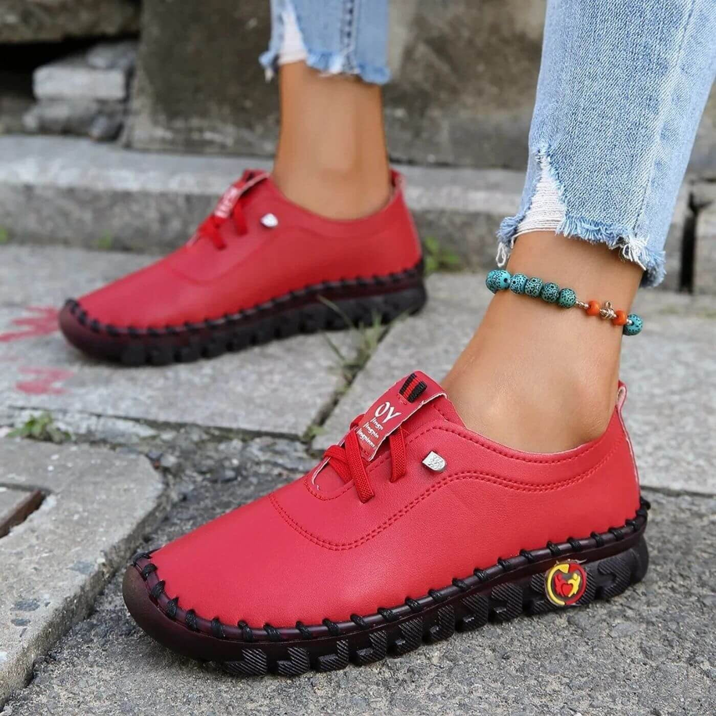 Women's Orthopaedic Mesh Sneakers | Cushioned Arch Support Casual Shoes