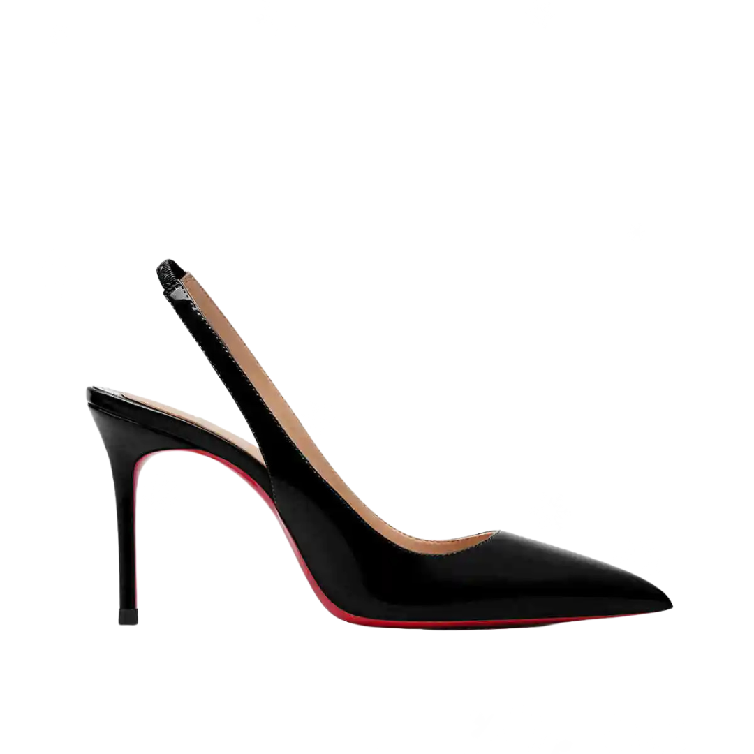 women's orthopaedic pointed toe heels - side view