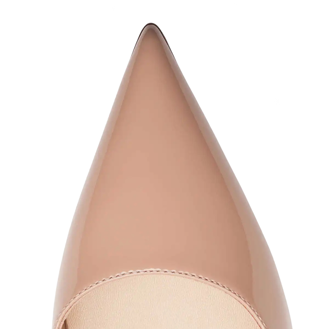 women's orthopaedic pointed toe heels - full view