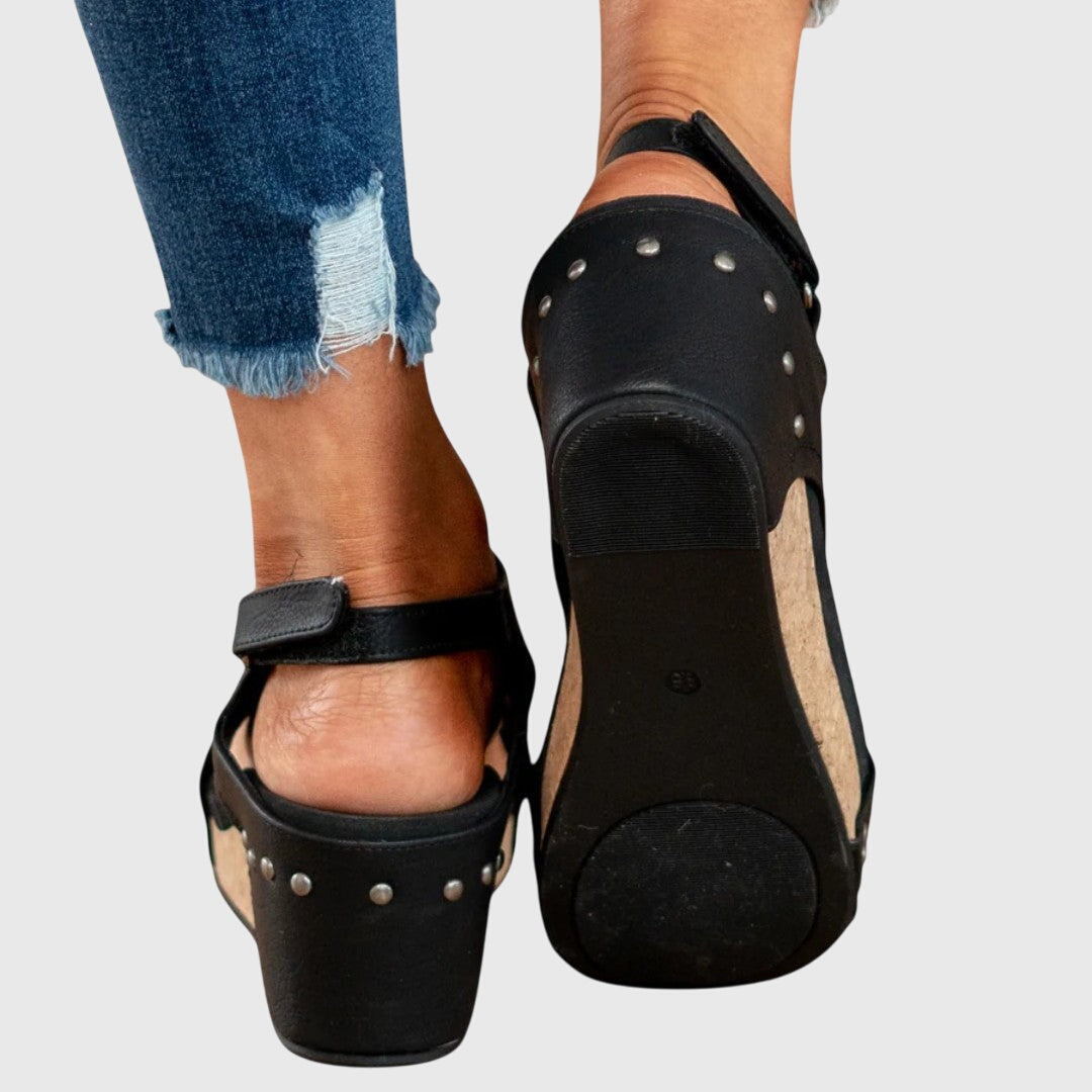 Women's open toe orthopedic sandals slip-resistant outsole