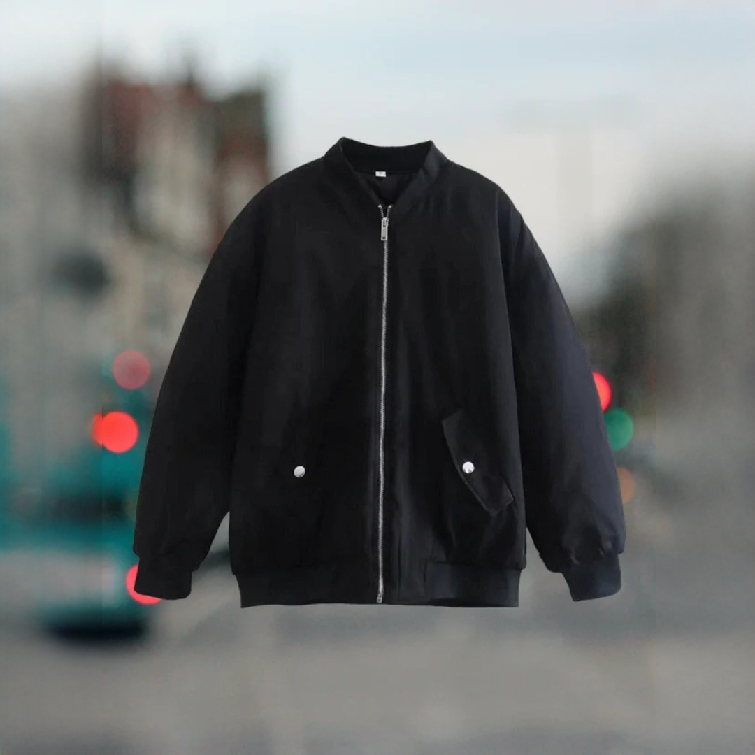 Women's Oversized Bomber Jacket - photo 4