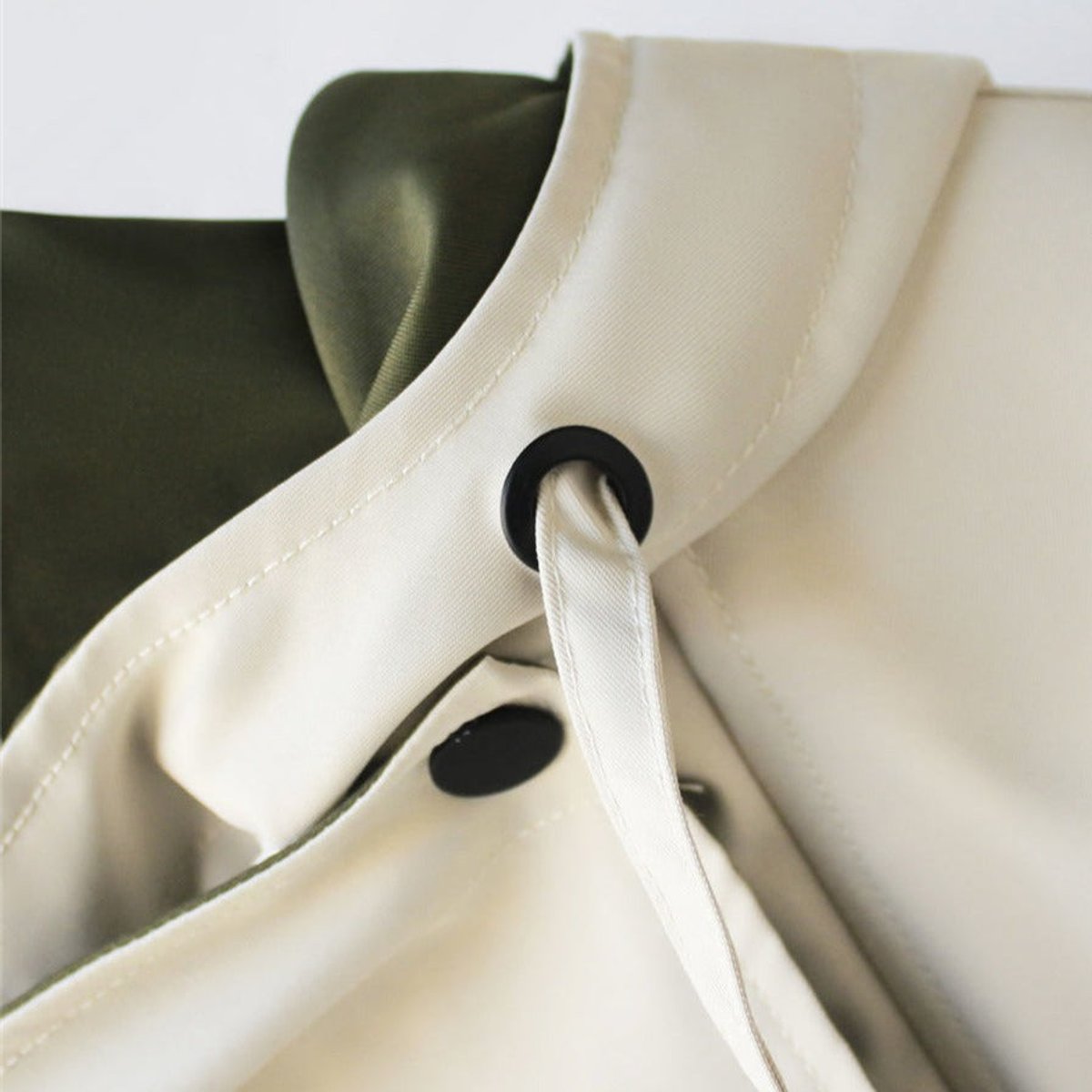 Women's Oversized Double-Collar Waterproof Trench Coat - photo 3