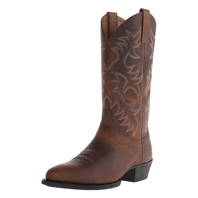women's pull-on western cowboy boots - detail view